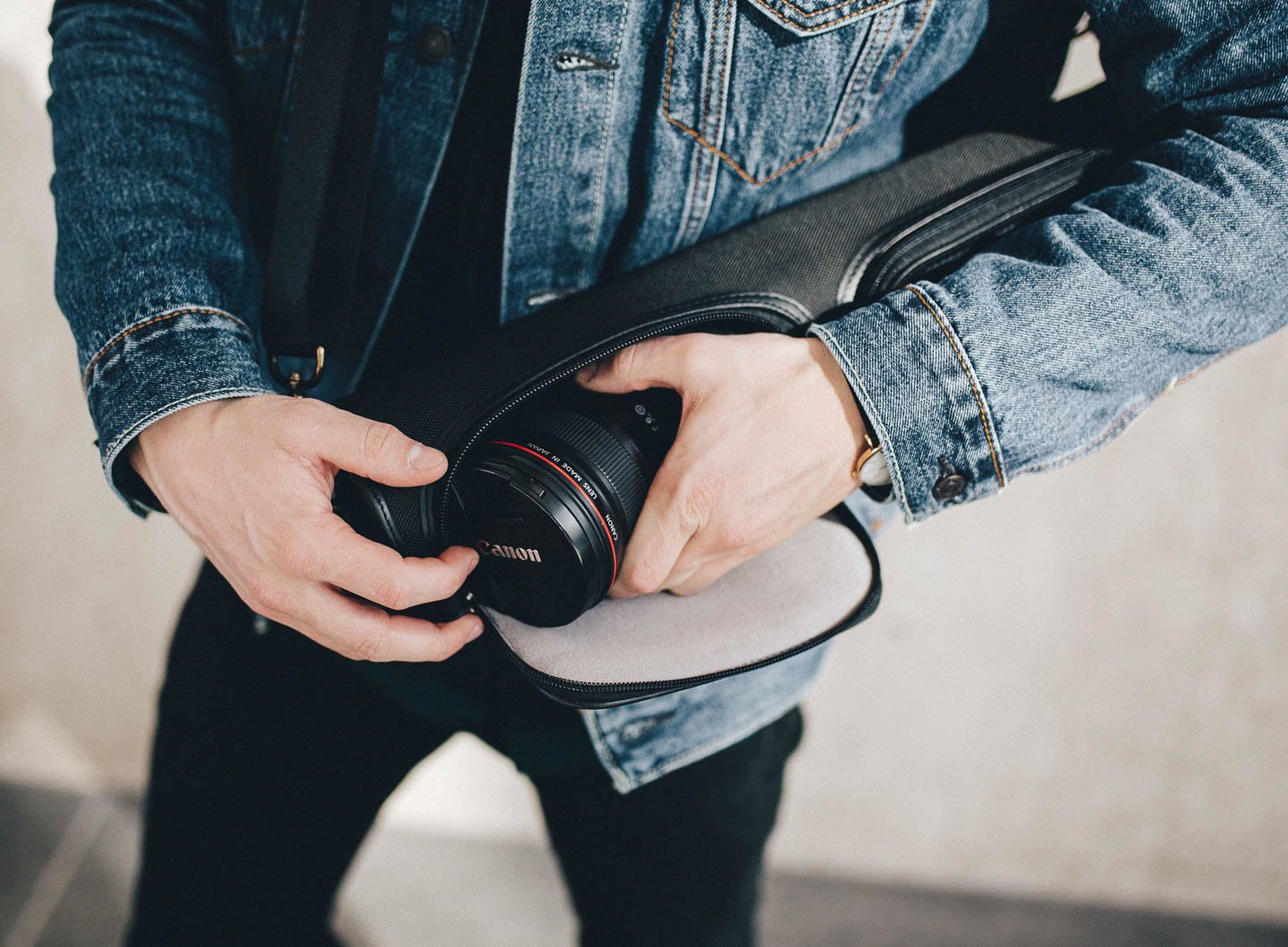 What's in Brandon Eckroth's Beacon Lens Case