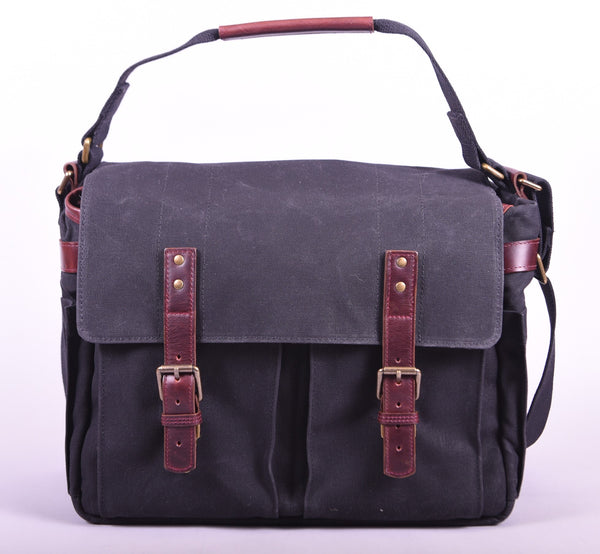 Black Waxed Canvas