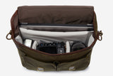 The Prince Street | Handcrafted Leather & Waxed Canvas Camera Messenger Bag